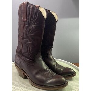 Vintage Dingo Men's Leather Western Cowboy Riding Boots Sz. 8 E Made In 🇺🇸USA